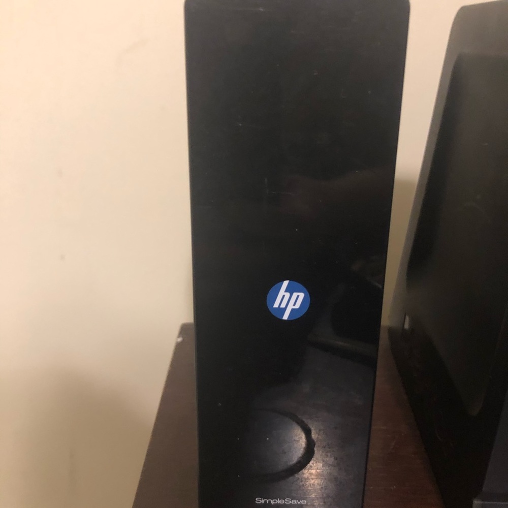 HP 1 terabyte external hard drive used once